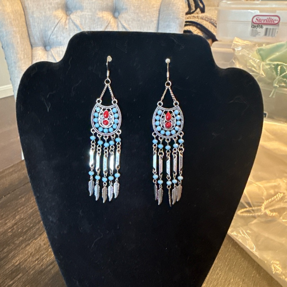 Native American Style Earrings - image 1
